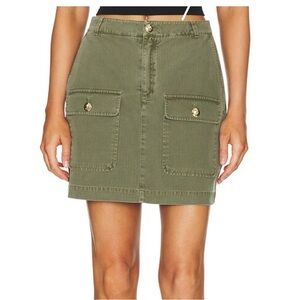 Anine Bing Green Cargi Miniskirt Size XS